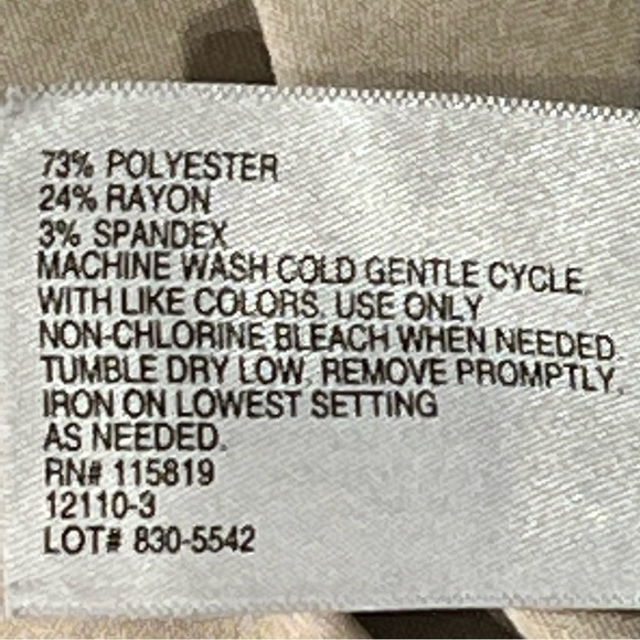 WORTHINGTON MODERN FIT CROPPED FLAT FRONT WOMEN'S DRESS PANTS - Picture 9 of 11